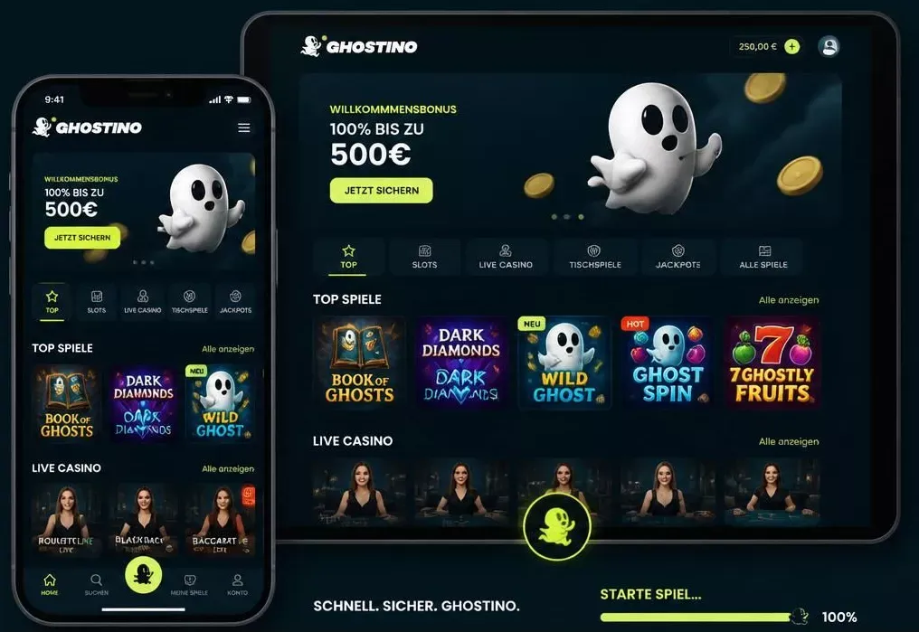 Ghostino Casino App Screenshot